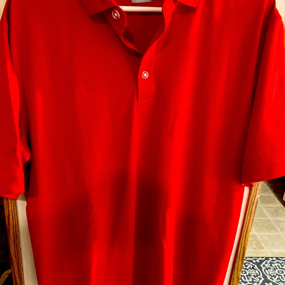 Callaway Golf polo Opti-Dri color red size men’s large